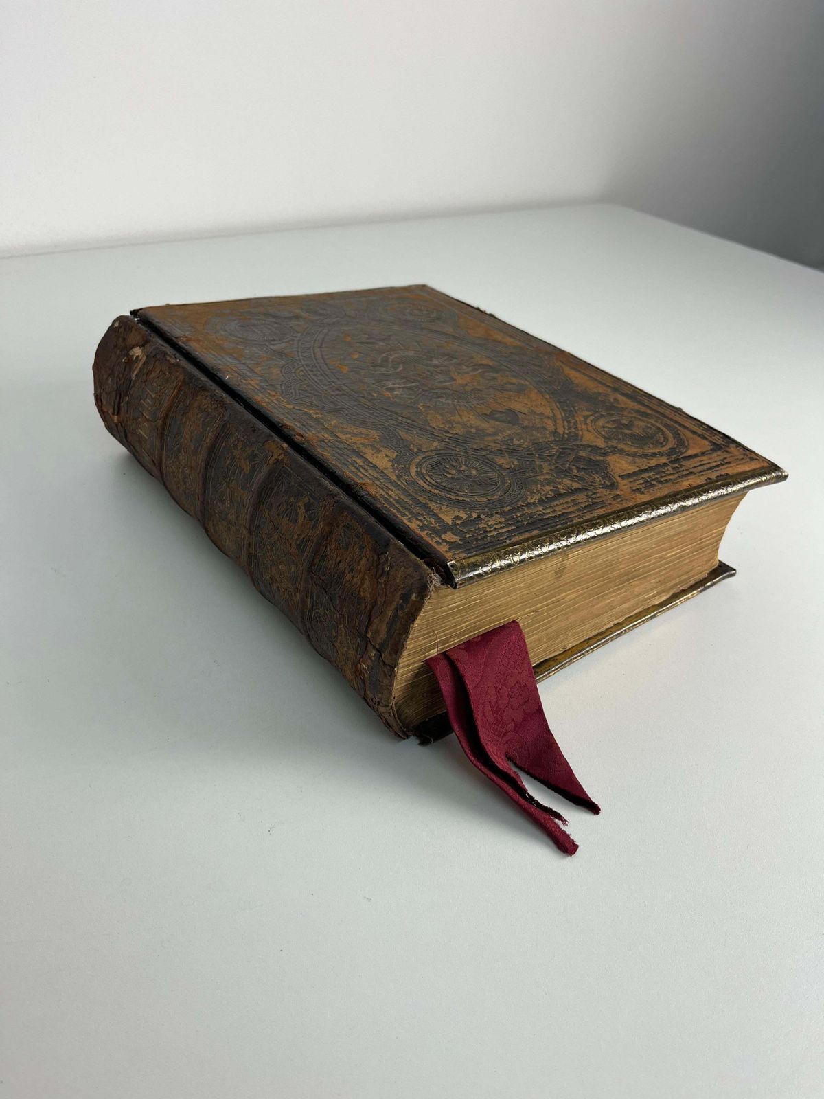 "The Holy Bible" By Rev. John Brown, 1870s photo for sale