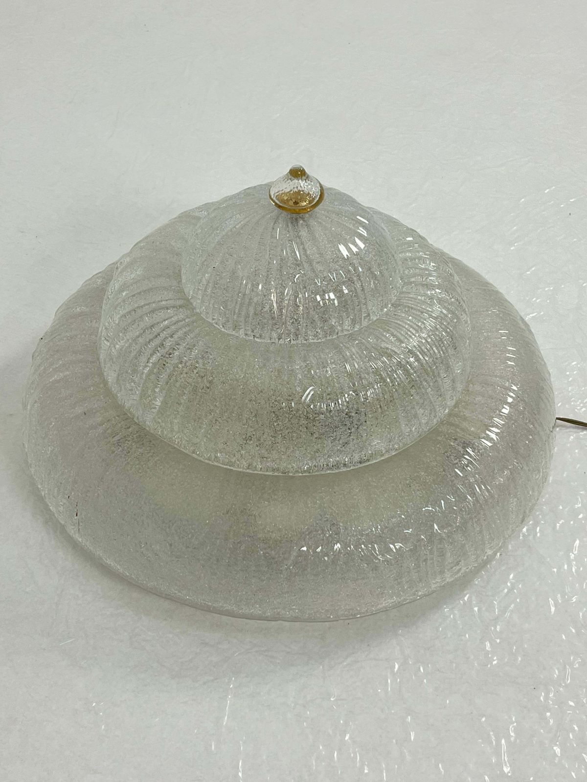 Venetian Ceiling Lamp Mid Century Murano Glass, 8 Lights 1960s photo furniture