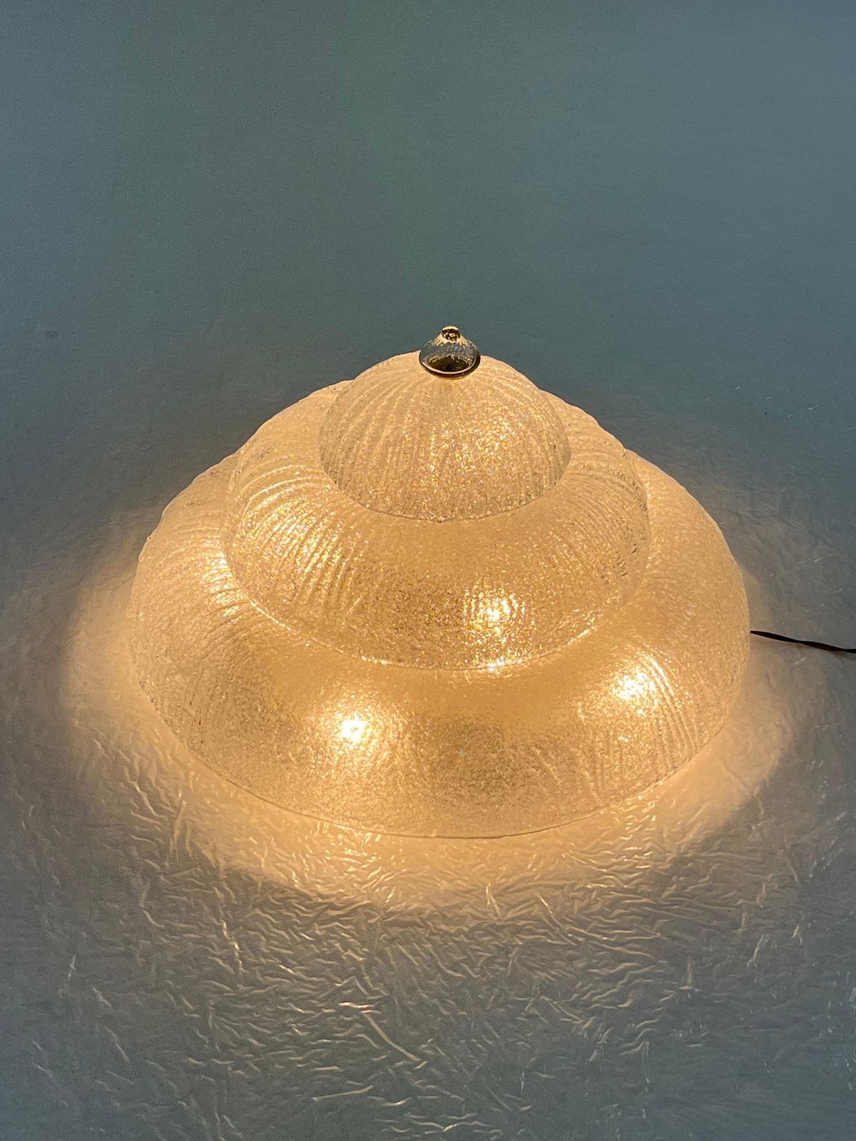 Venetian Ceiling Lamp Mid Century Murano Glass, 8 Lights 1960s photo 1071.0