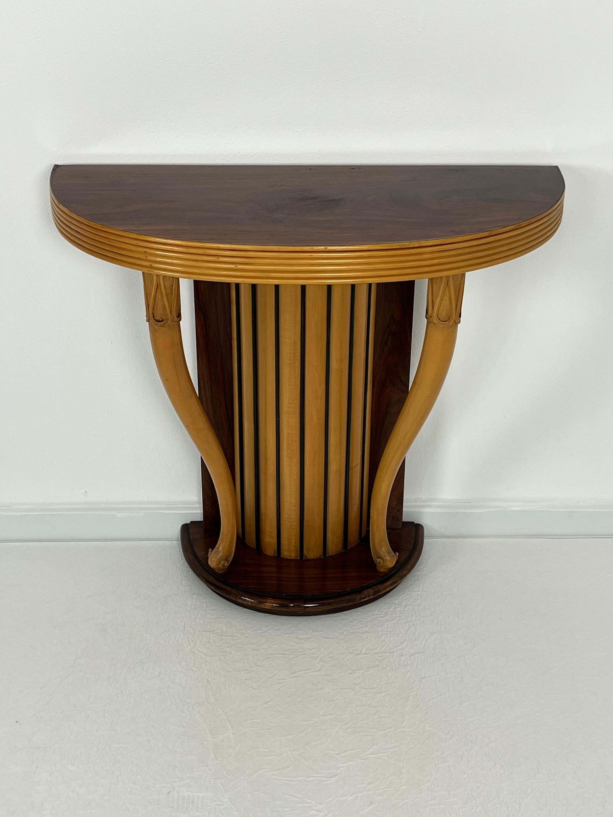 Very Elegant Italian Mid Century Console Attributed To Osvaldo Borsani 1950s photo furniture