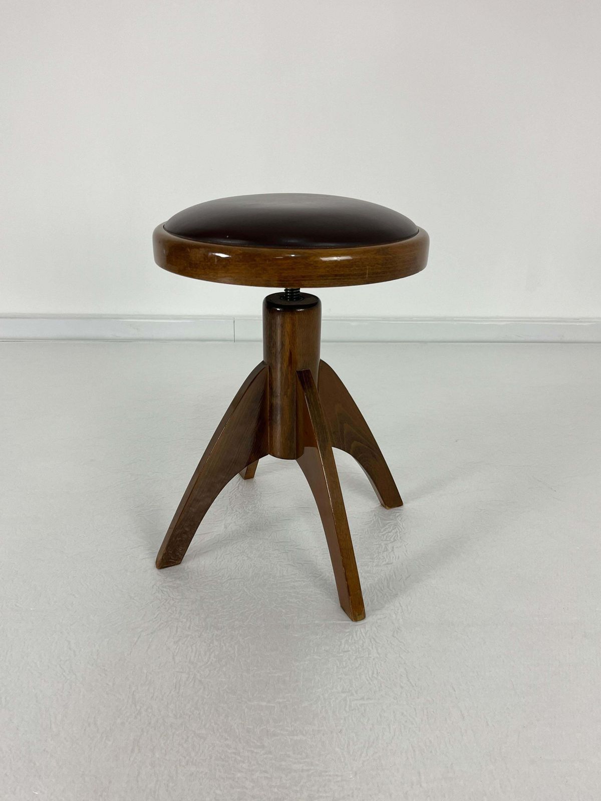 photo furniture Swivel Piano Stool Made In Italy, 1980s