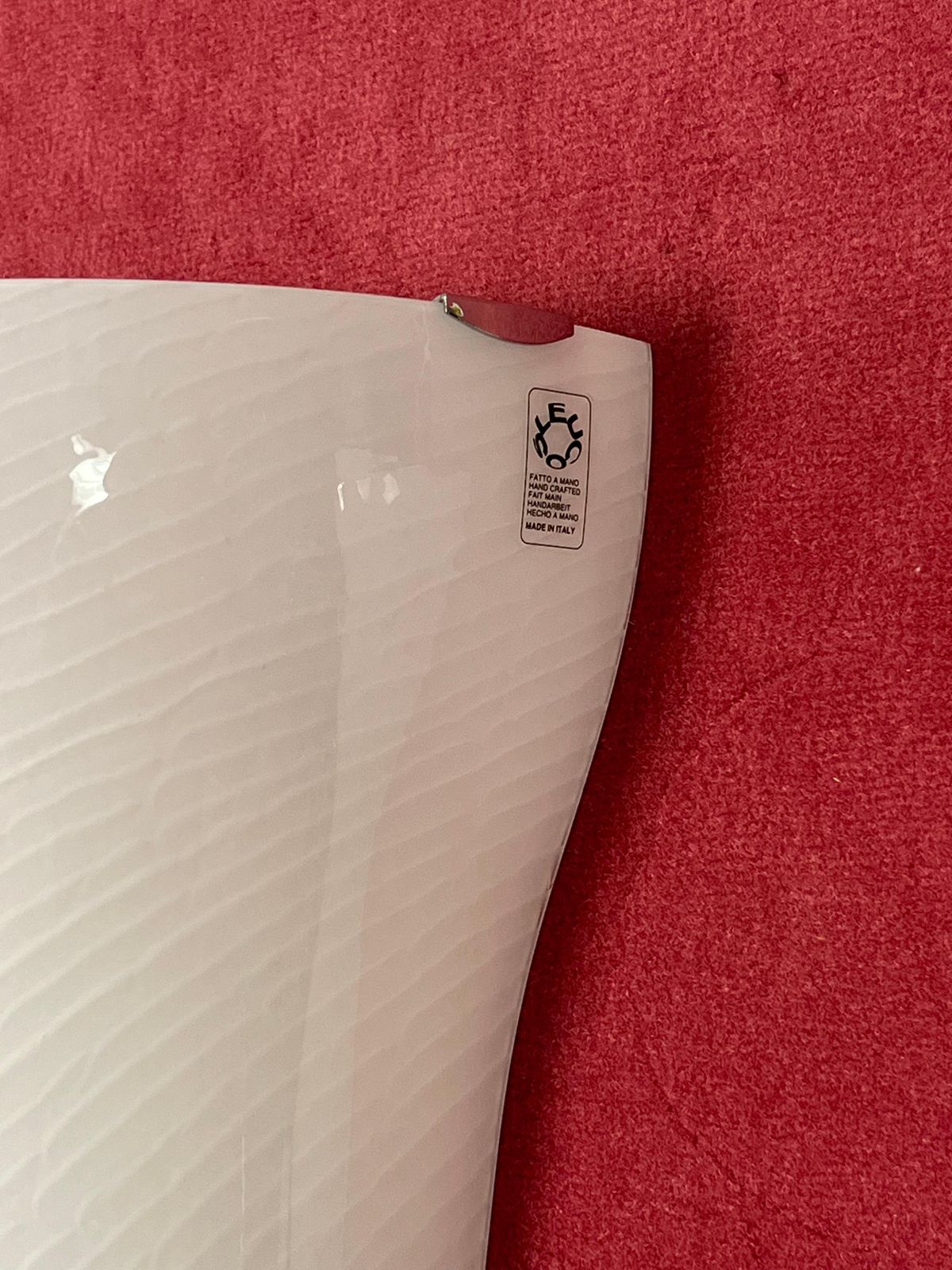 Set Of 2 Large Murano Glass Wall Lamps Leucos, 1980s photo 1328.0
