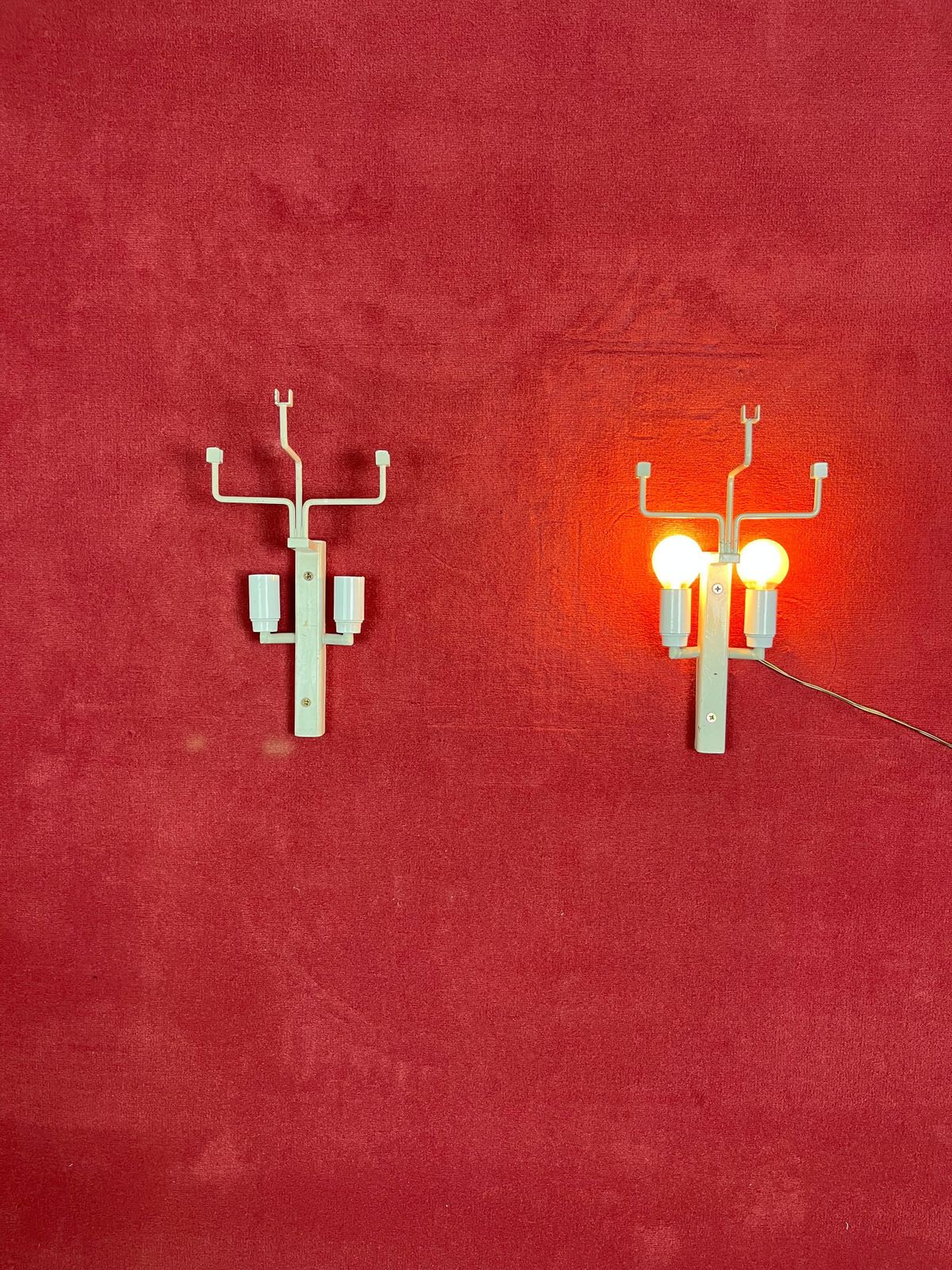 photo vinterior Set Of 2 Murano Glass Wall Lamps By Carlo Nason For Mazzega, 1960s