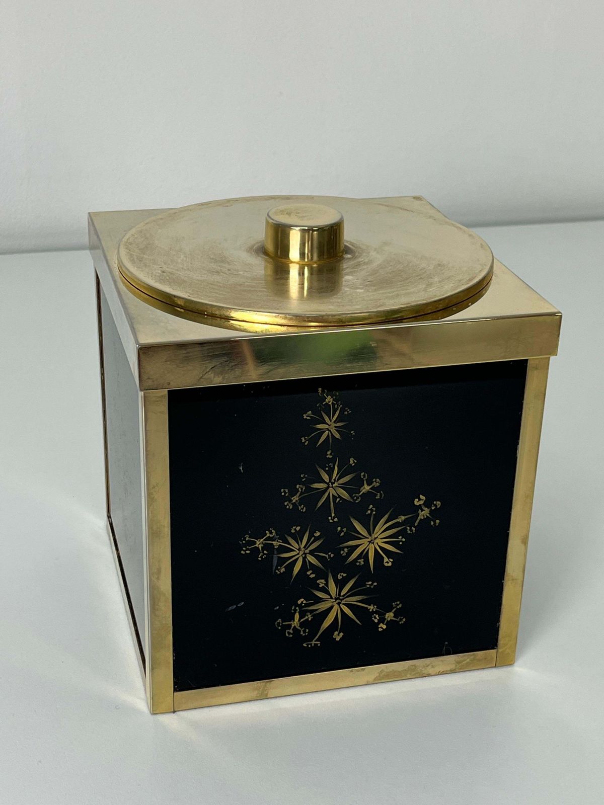 Mid Century Italian Paolo Traversi Brass Ice Bucket, 1960s photo Home Decor