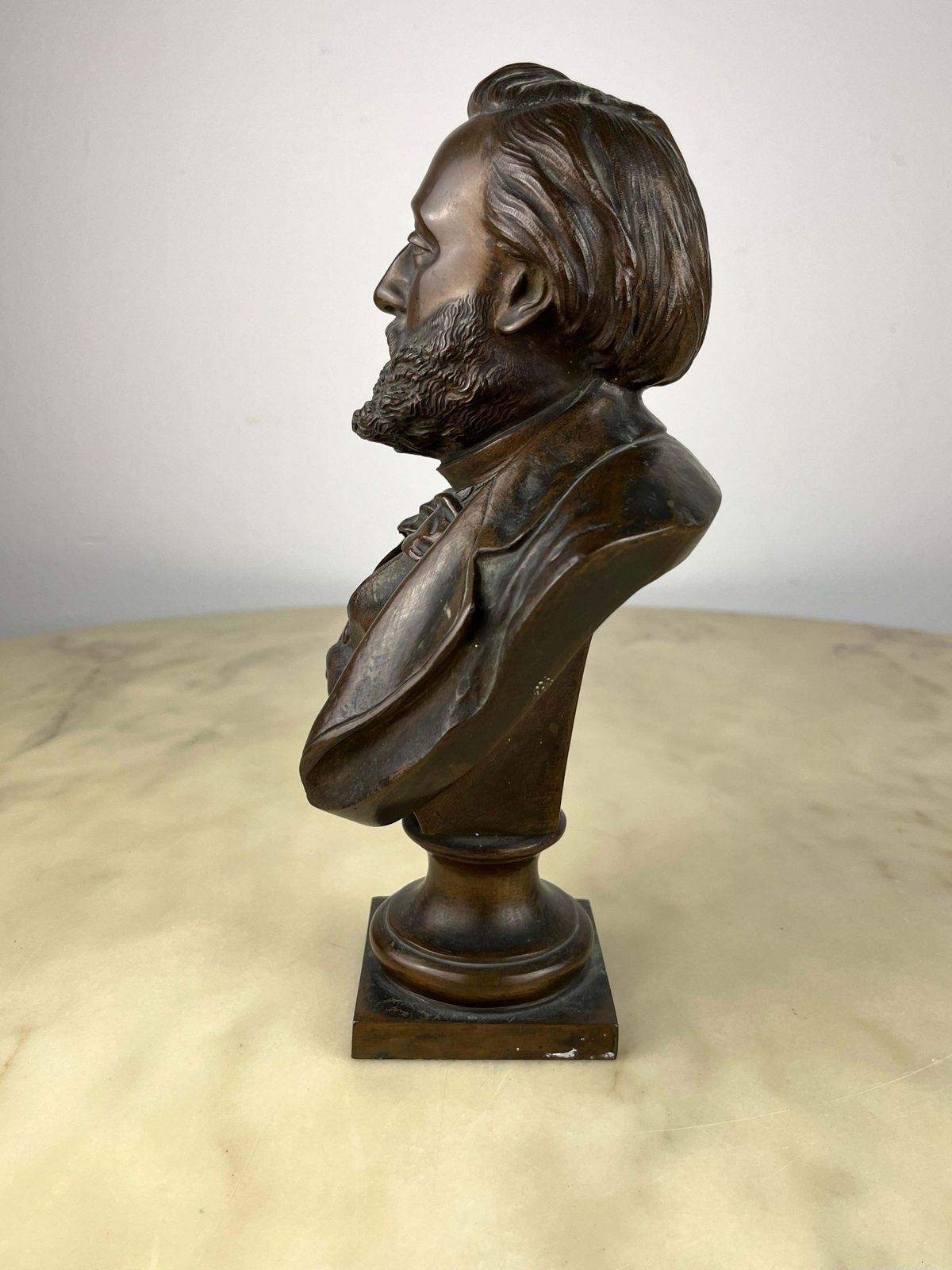 Jean Bulio, Bronze Statue Of Léon Gambetta, Prime Minister, France, 1930s photo Art