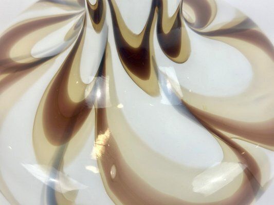 photo for sale Vintage Murano Opaline Florence Vase Attributed To Carlo Moretti, 1970s