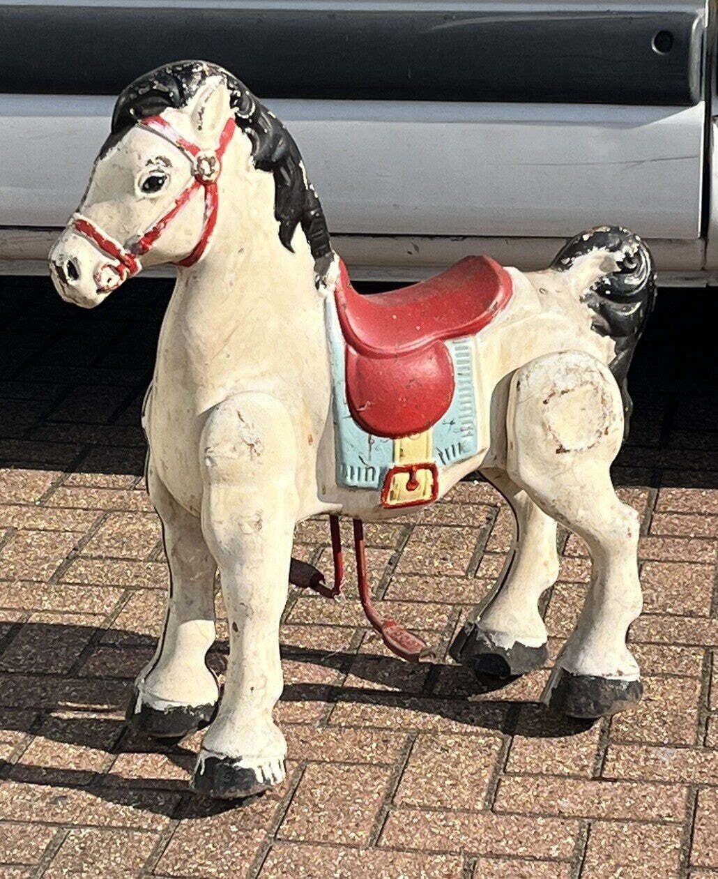 Metal Ride Along Metal Horse By Mobo photo furniture