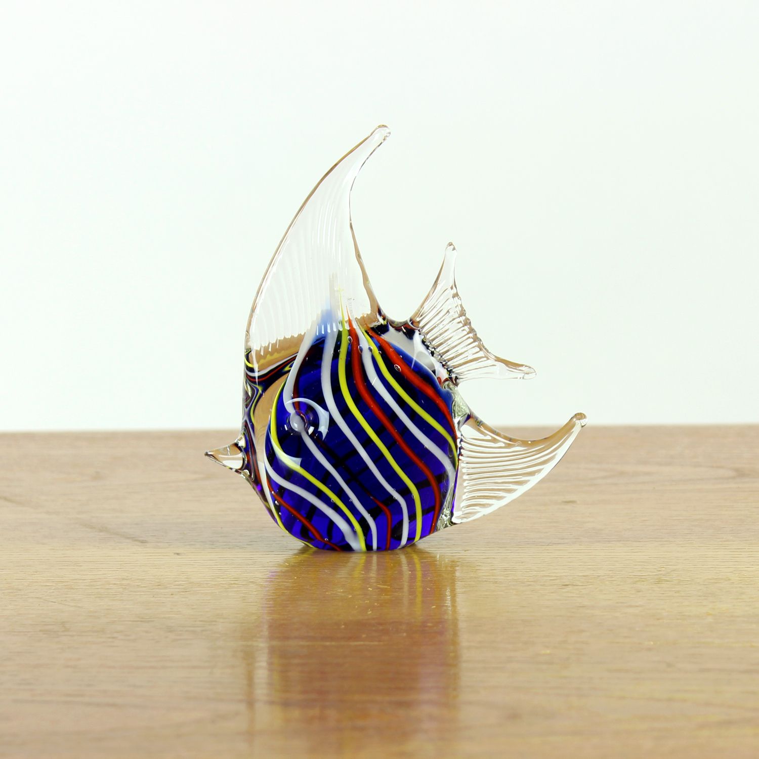 Stunning Glass Fish Statue, Czechoslovakia 1960s photo for sale