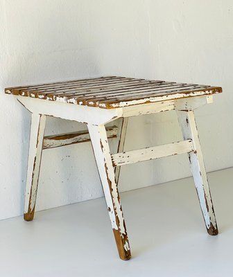 Vintage Houten Kruk photo Meubels