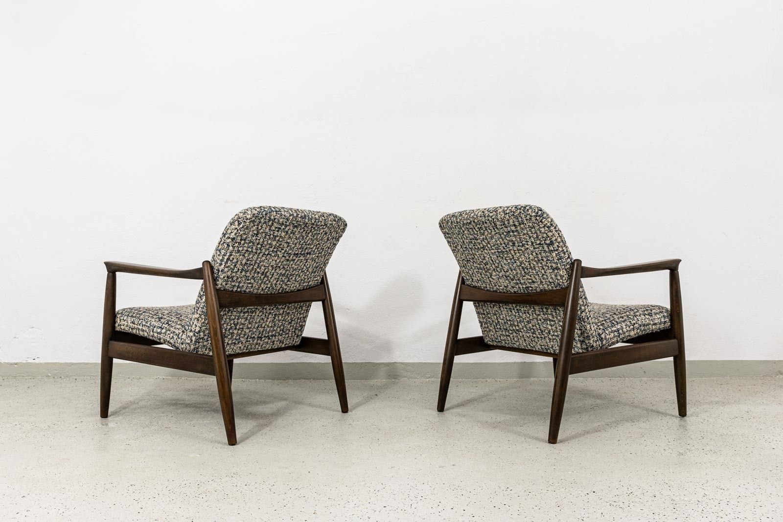 Mid Century Modern Armchairs Designed By Edmund Homa, Poland, 1960s, Set Of 2 photo 1600.0