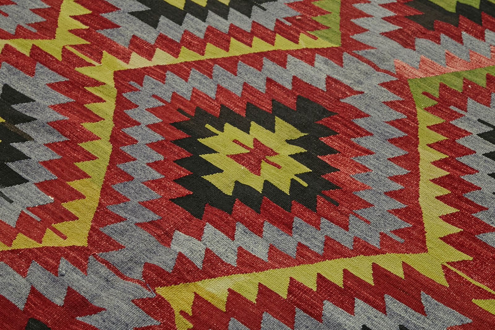 Handmade Multicolor Oriental Kilim Rug 181 Cm X 351 Cm photo 718.0