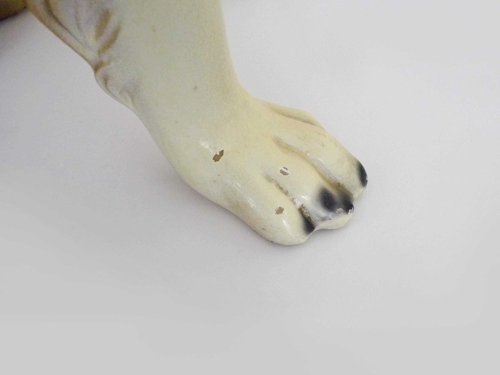 Life Size Ceramic Collie Dog Sculpture From The 1960s photo buy