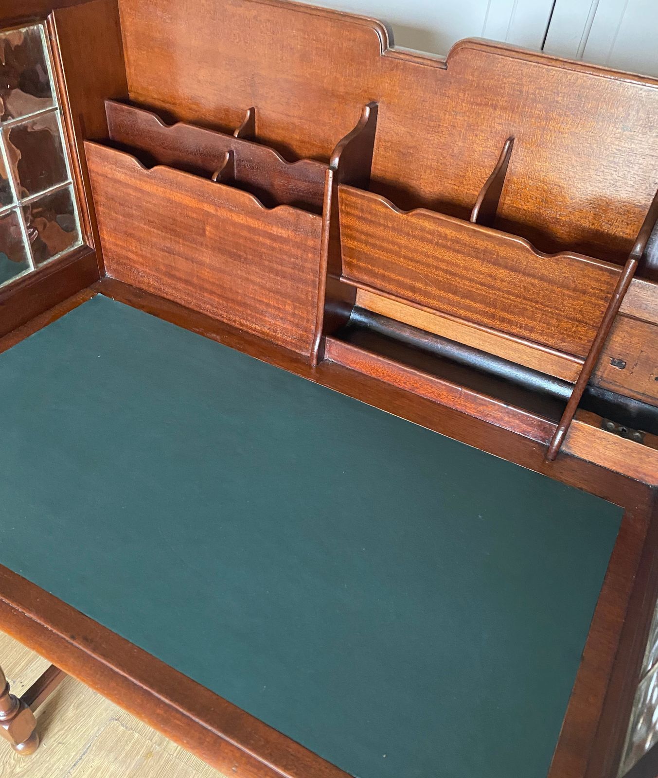 Mahogany Twin Clerks Desk, 1900s photo vinterior