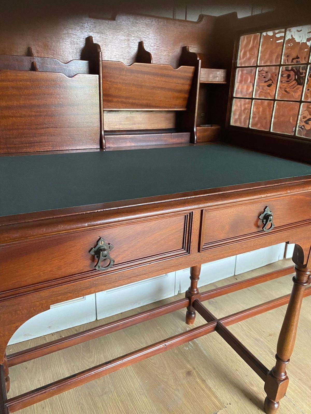 photo for sale Mahogany Twin Clerks Desk, 1900s