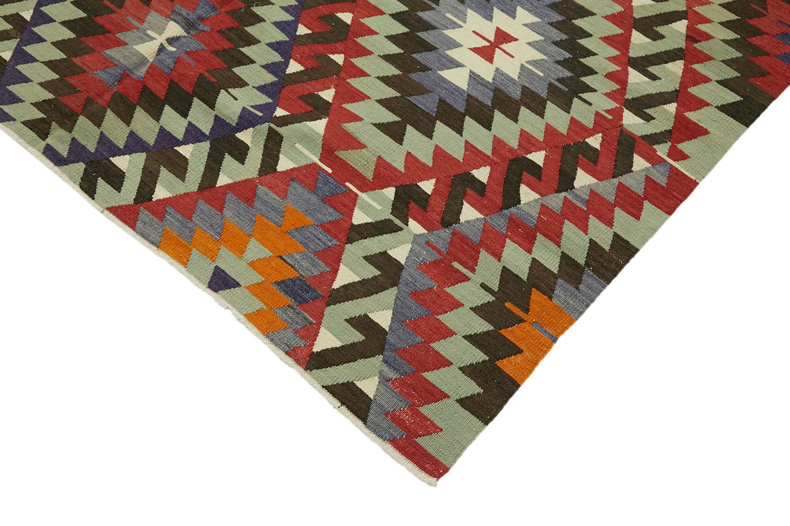 Handmade Multicolor Oriental Kilim Rug 168 Cm X 308 Cm photo Textiles