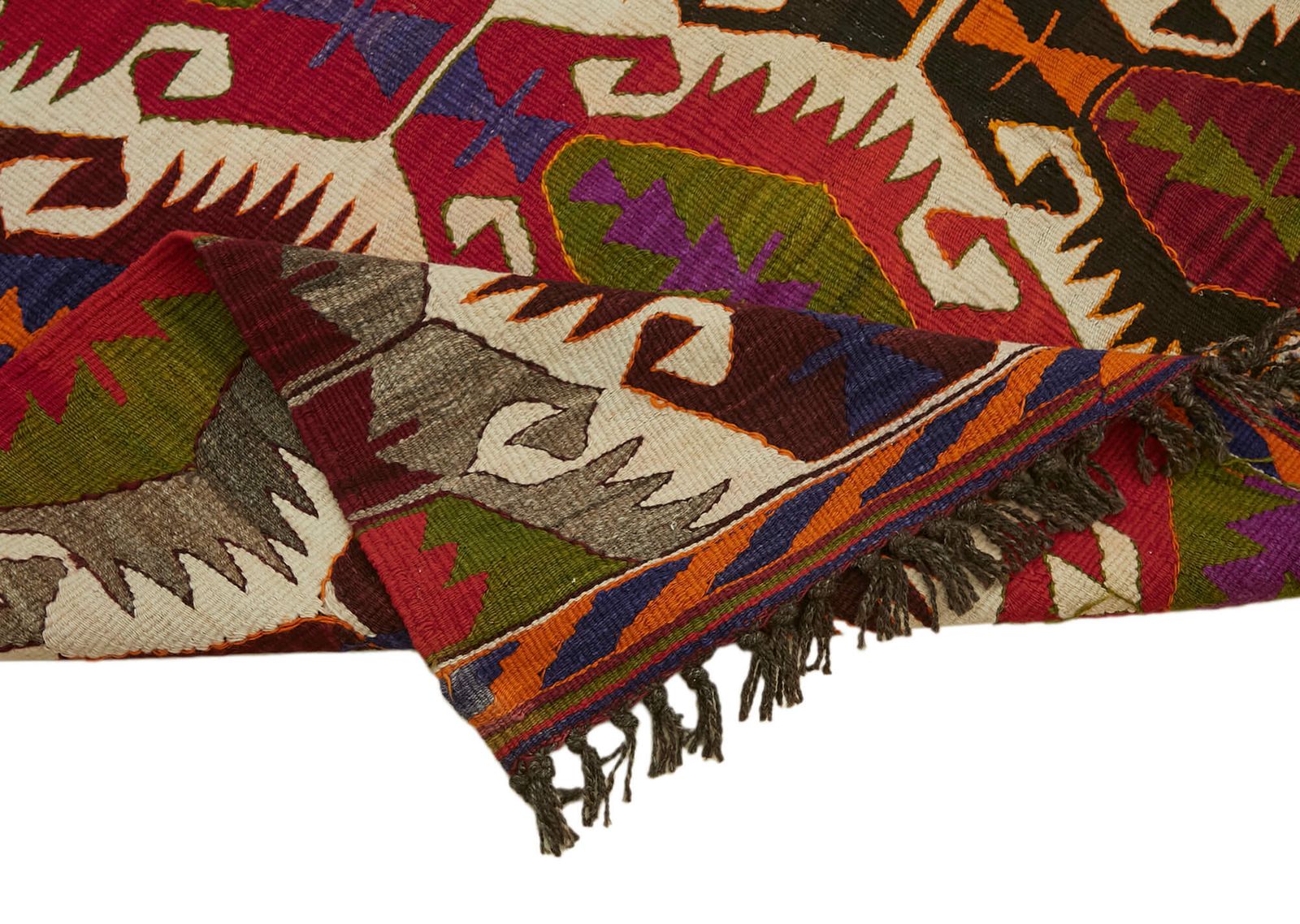 Handmade Multicolor Oriental Kilim Rug 177 Cm X 314 Cm photo vinterior