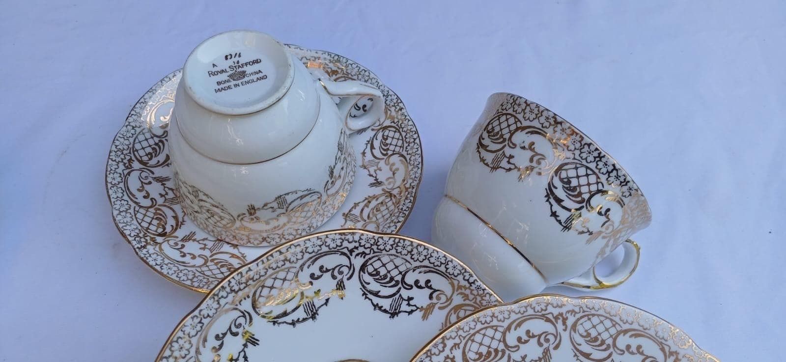 photo furniture Delightful Collection Of Vintage Cups And Saucers   3 Different Patterns And Producers   29 Pieces In Total, Vintage Tea Party Collection