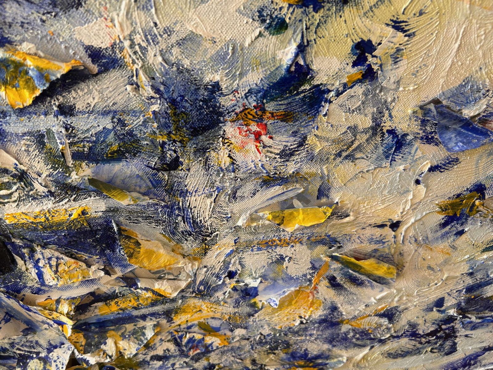 Jeanfilip   Large Acrylic, Collage On Canvas   Le Vol De Papillons   Signed 2012 photo vinterior