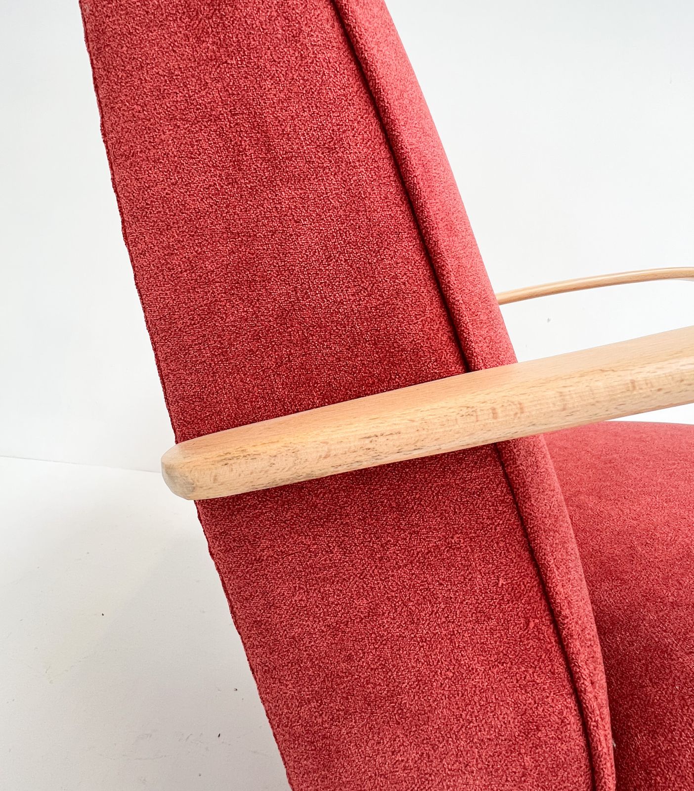 Renovated Jindrich Halabala Armchair, 1950s photo for sale