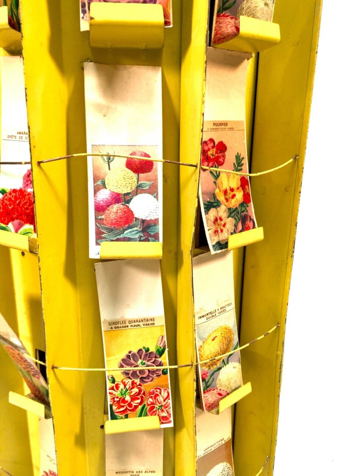photo buy Antique Advertising Large French Shop Display Stand For Vita Garden Flower Seeds