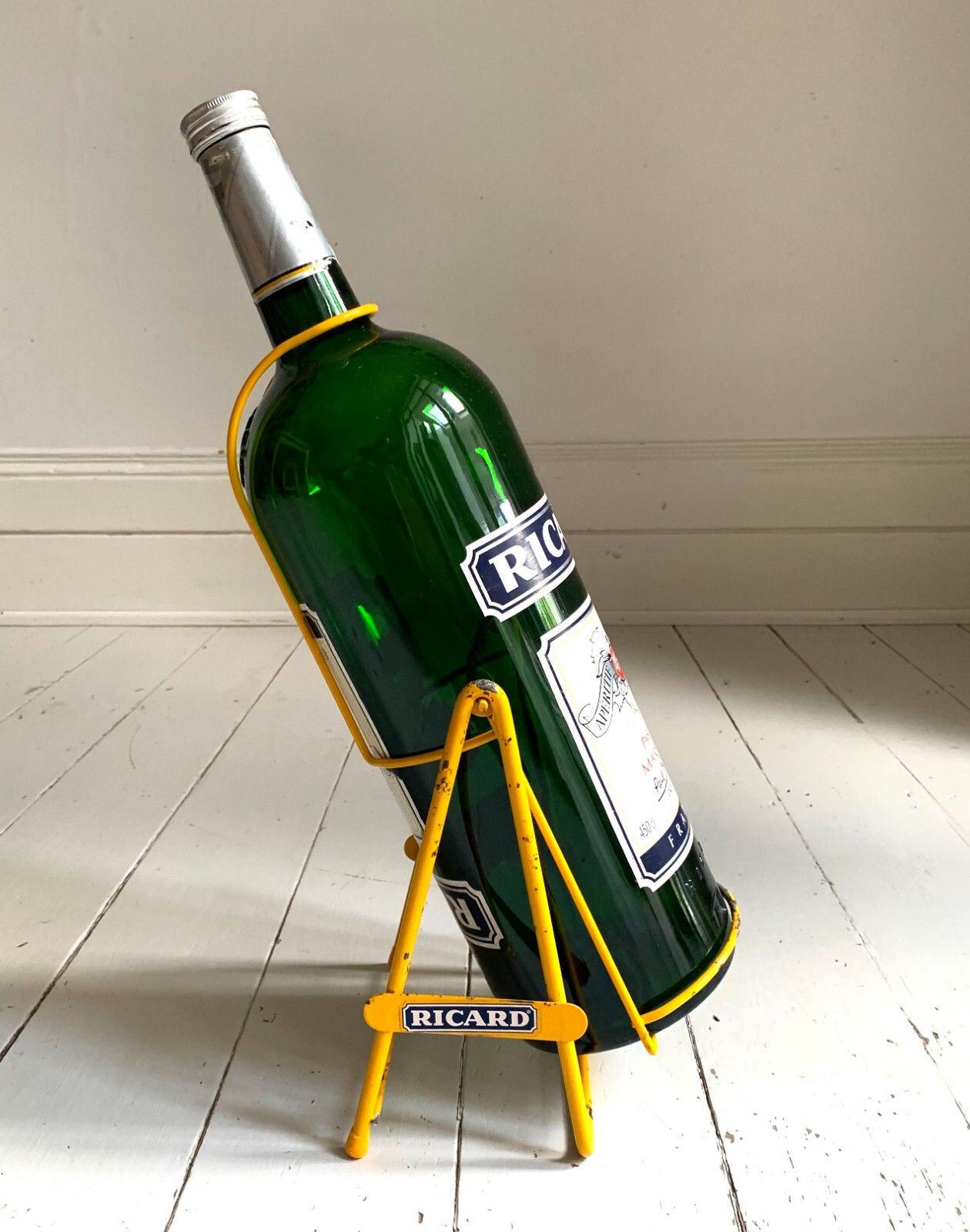 Vintage French Ricard 450cl Bottle On Swinging Pourer Stand, 49cm   Promotional Display Item photo Home Decor