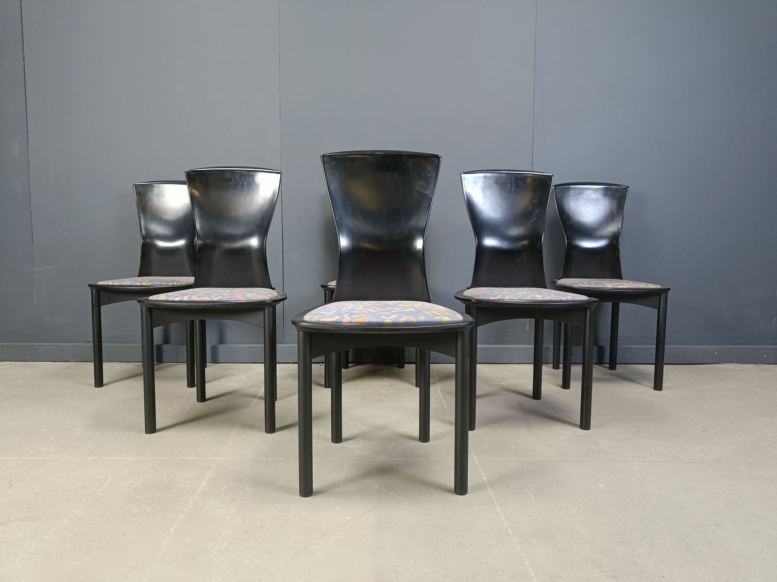 Vintage Pelope Dining Chairs By Francesco Binfarè For Cassina, 1990s
