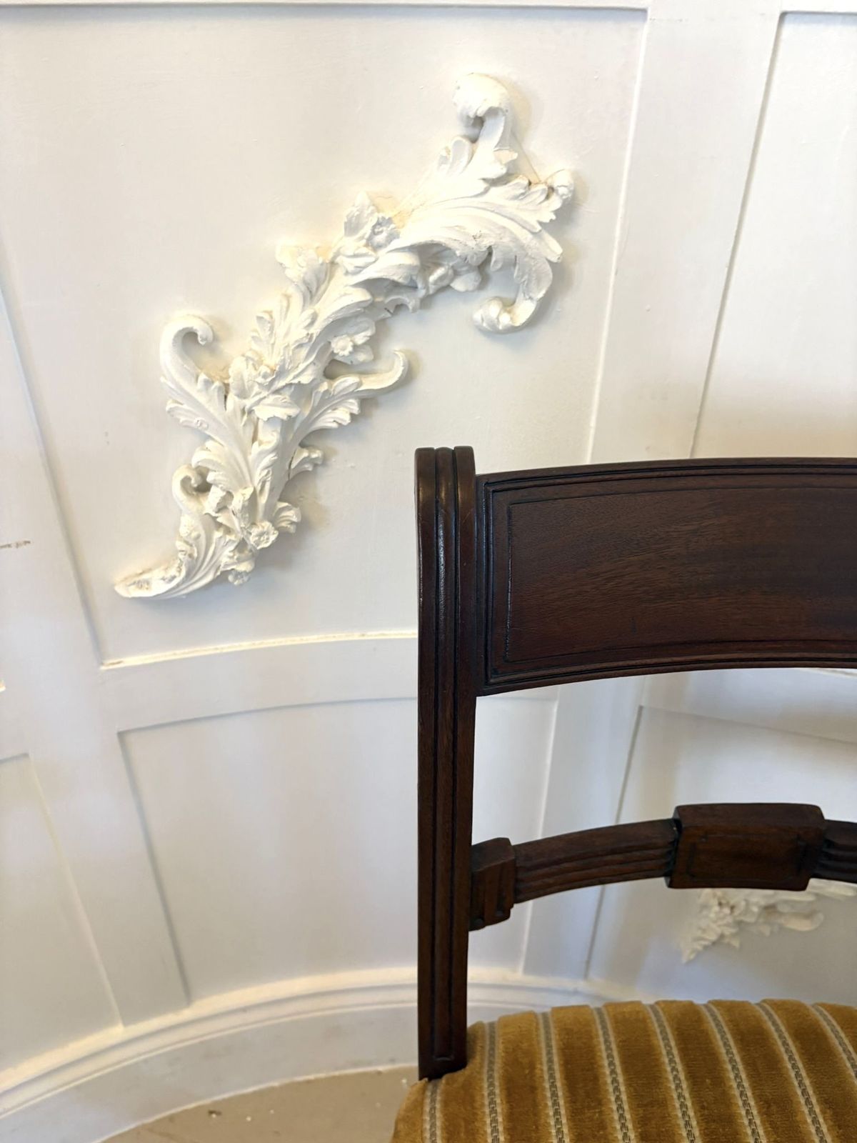 Pair Of Antique Quality Mahogany Side Chairs photo for sale