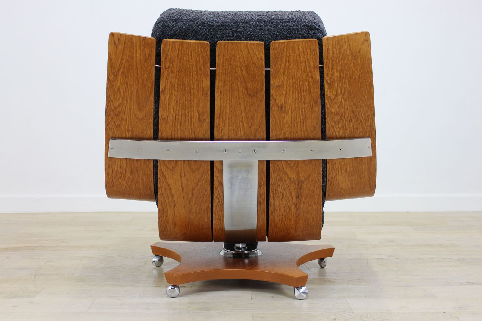G Plan Teak Housemaster Chair Newly Upholstered In Boucle photo 2350.0