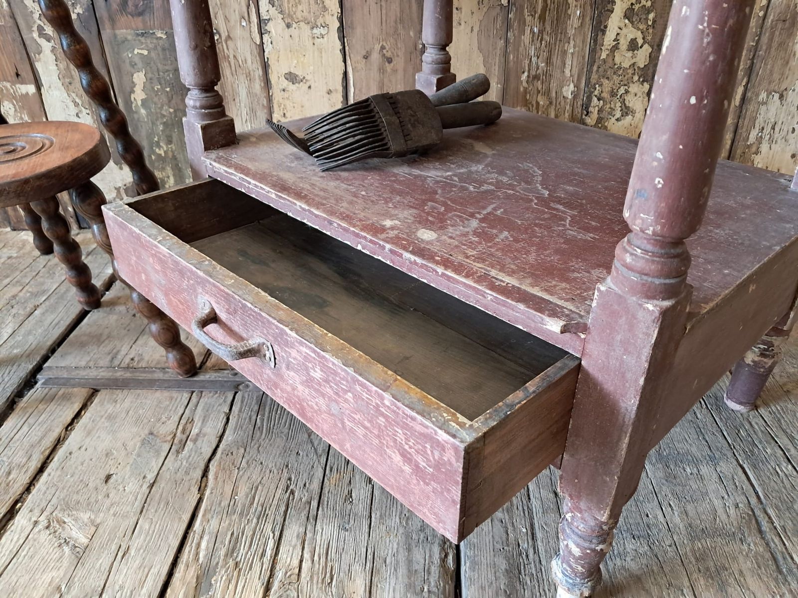 Rustic Side Table photo furniture