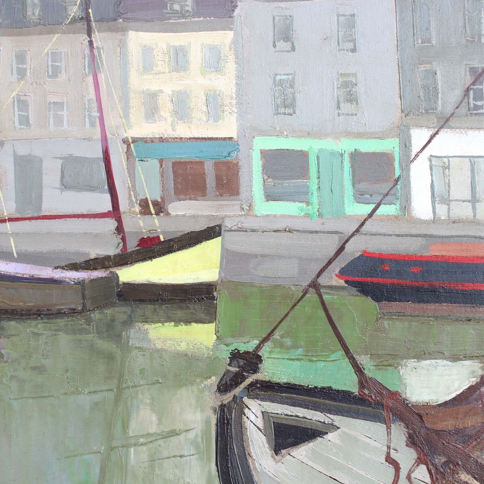 The Port Of Honfleur' By Julien Varlet (1958) photo vinterior