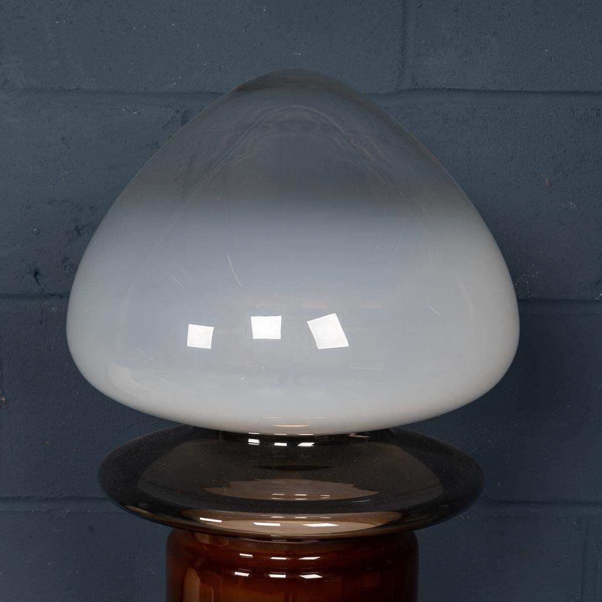 21st Century Italian Contemporary Hand Blown Glass Lamp, Murano photo 915.0