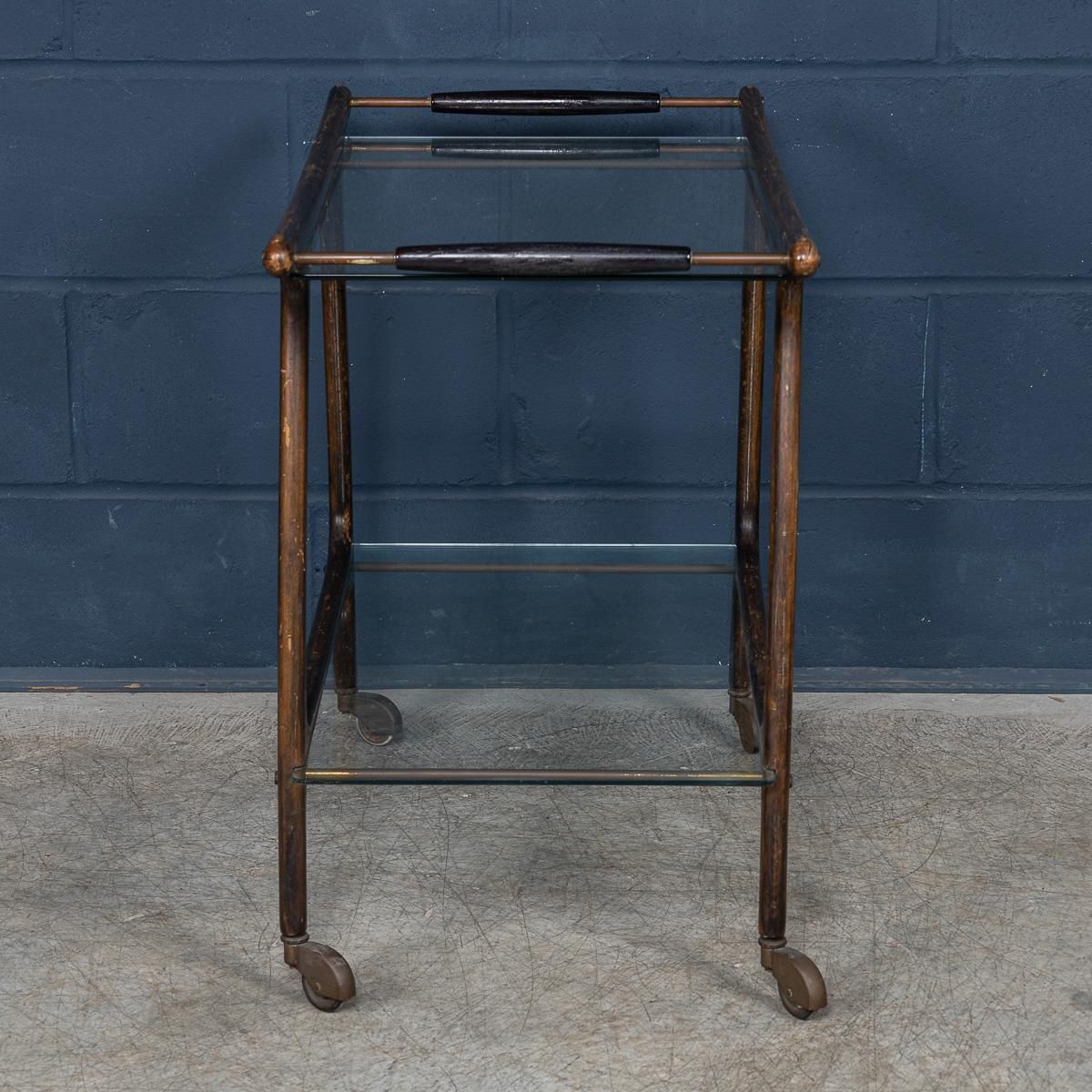 20th Century Italian Drinks Trolley In The Manner Of Cesare Lacca C.1960 photo Furniture