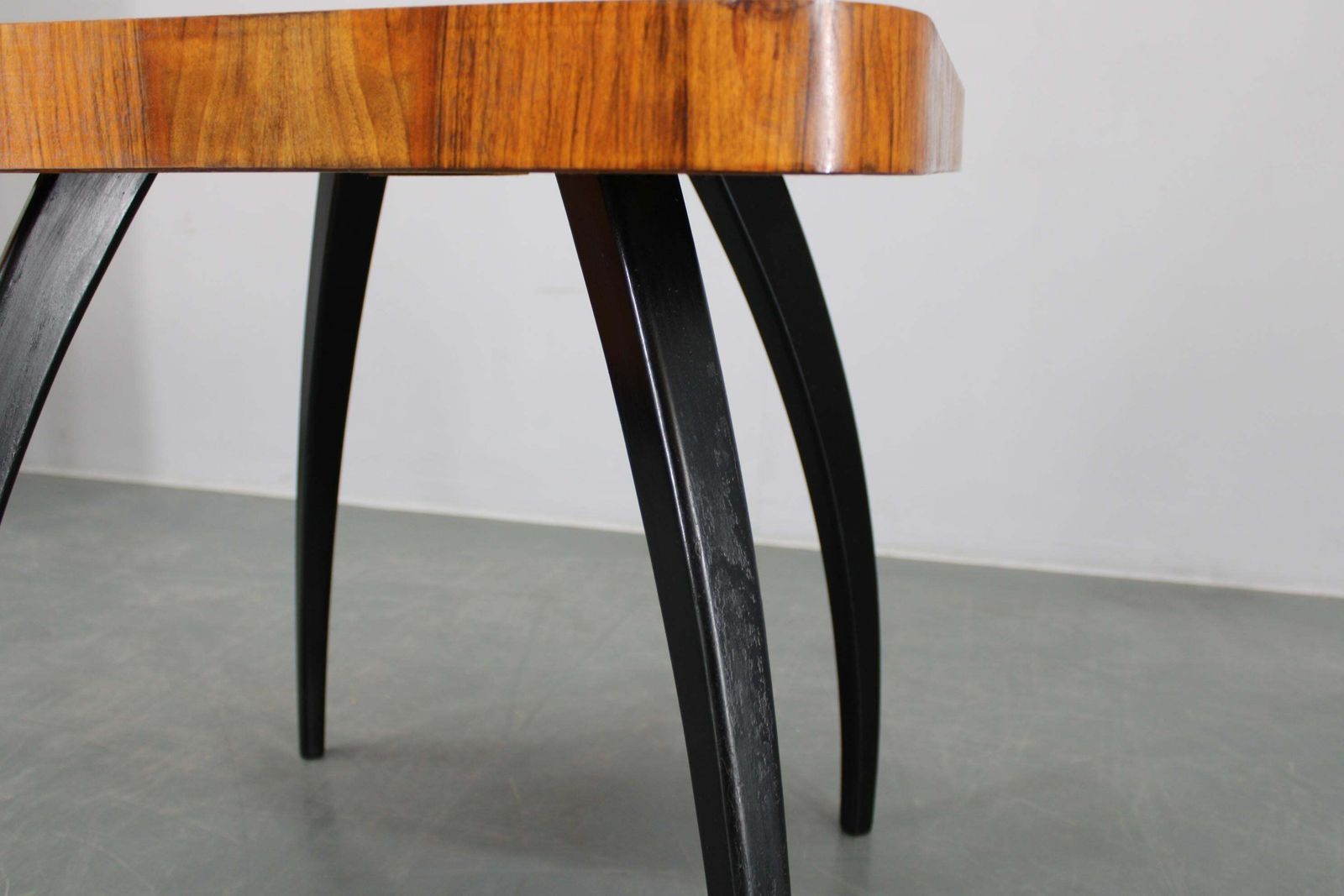 1940 Jindrich Halabala "Spider" Coffee Table In Walnut Finish, Czechoslovakia photo buy