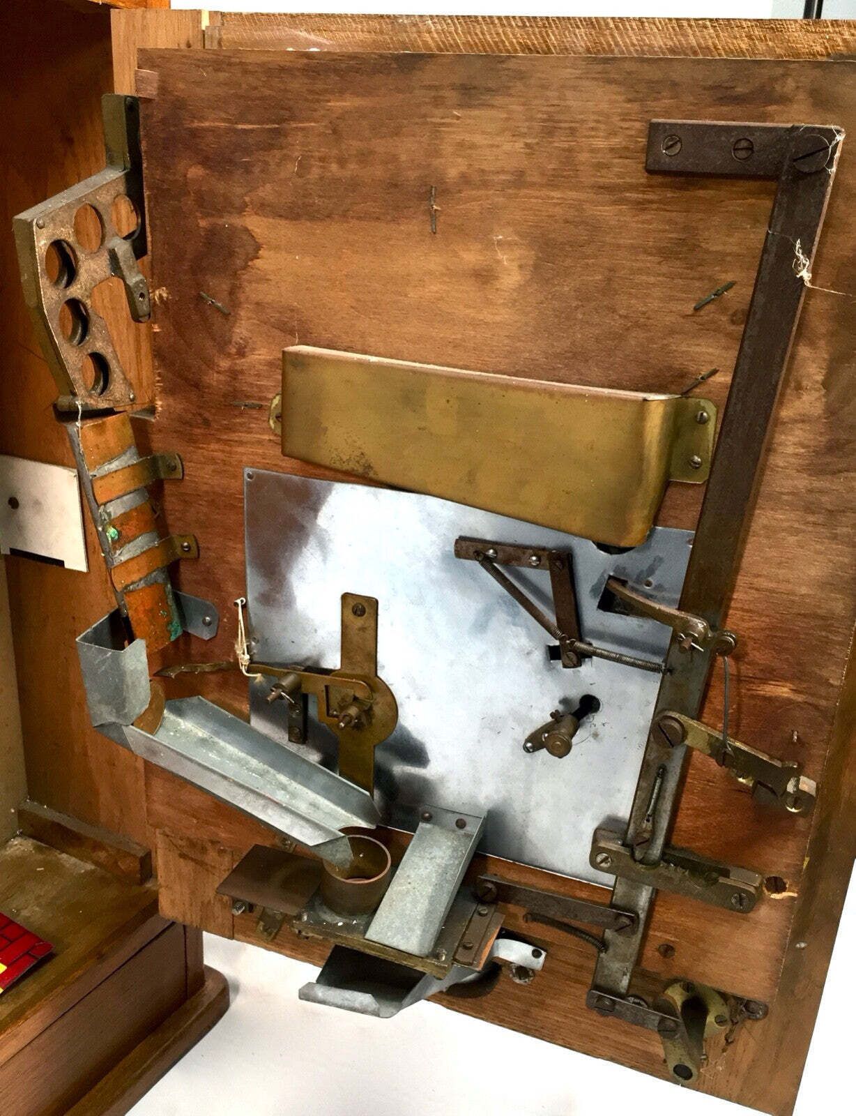 Antique 1950s Oliver Whales 'Chad' Arcade Allwin Coin Operated Machine Working photo vintage