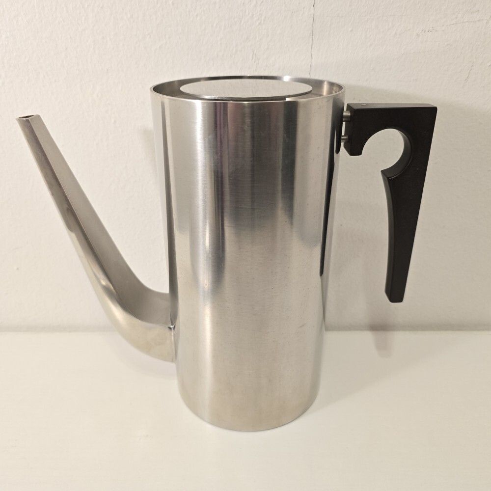 1960s Arne Jacobsen For Stelton Steel Coffee Set photo for sale