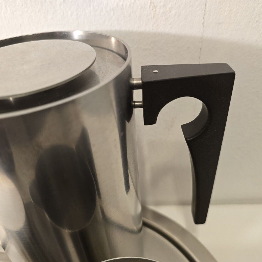 1960s Arne Jacobsen For Stelton Steel Coffee Set photo Home Decor