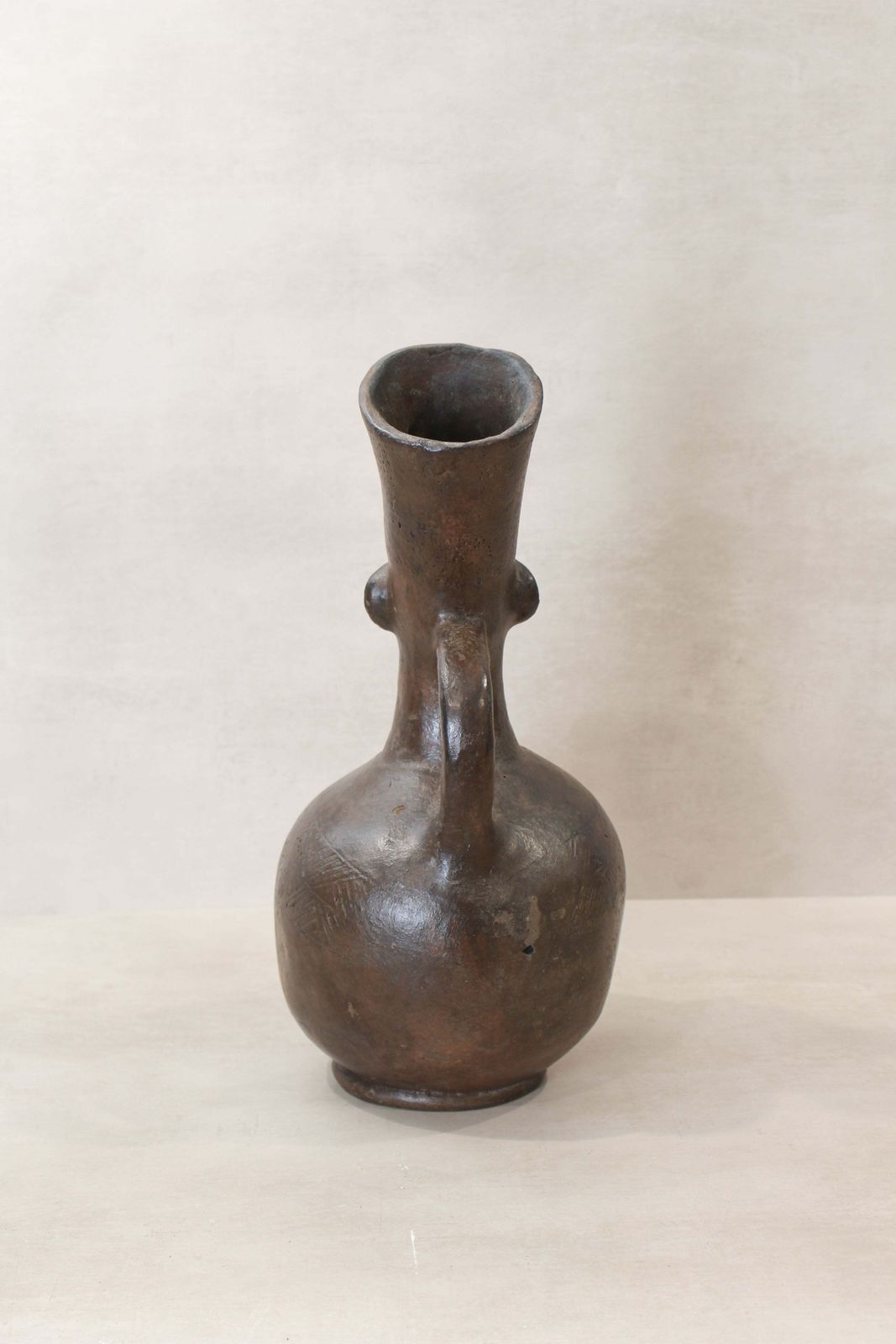 Mangbetu Figural Clay Pot 02, Mid 20th Century photo 225.0