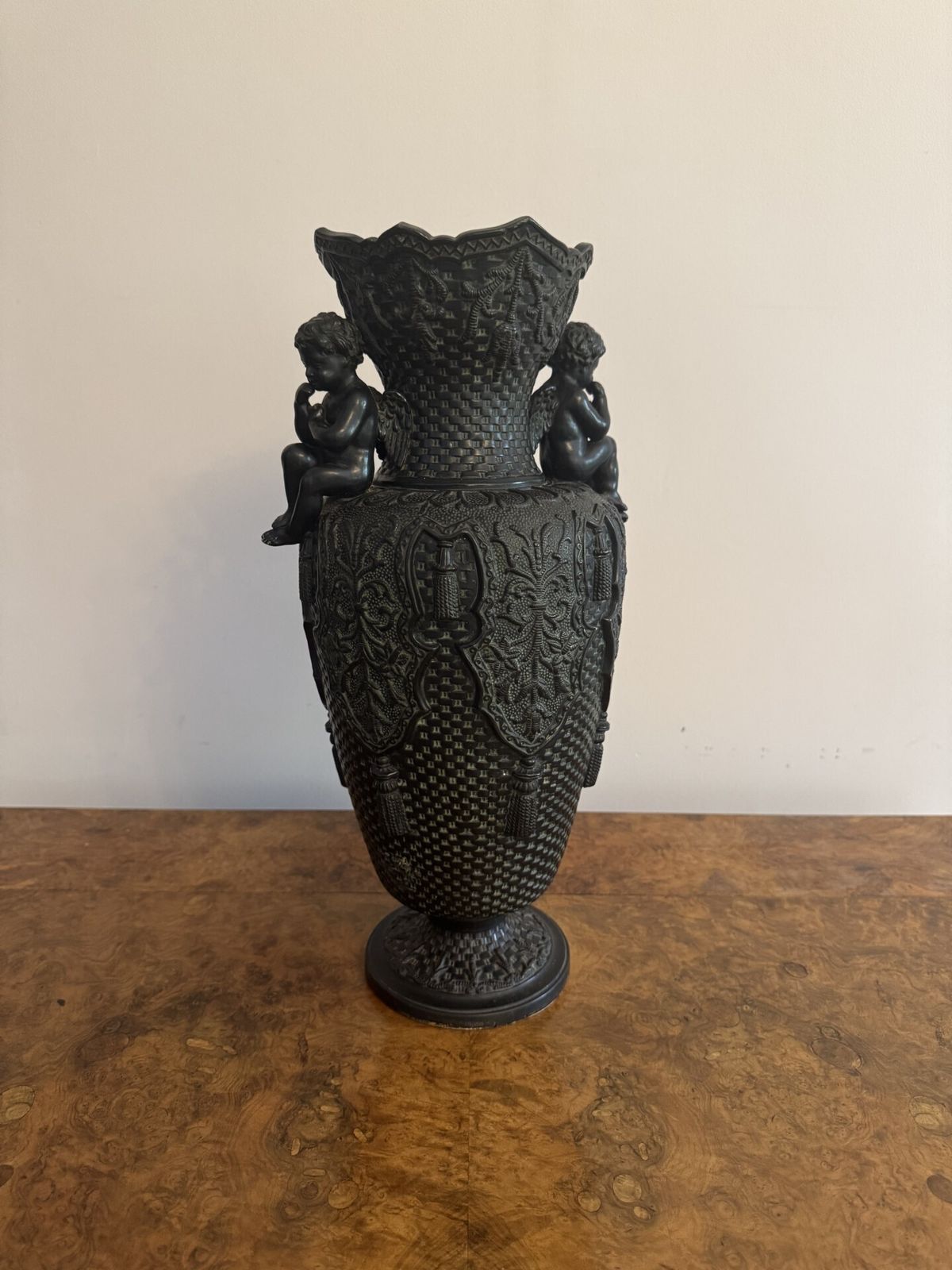 Elegant Pair Of Antique Vases By Bernhard Bloch photo vintage