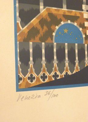 Jean Picart Le Doux, Venezia, 1960s, Large Lithograph photo buy