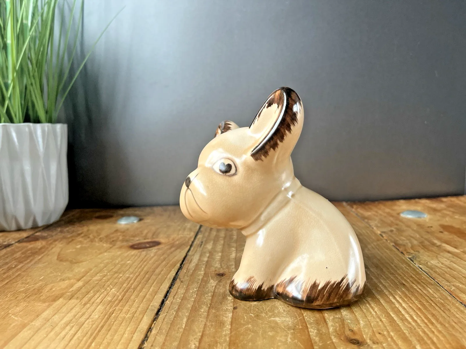 Cute Art Deco Byngo Dog French Bulldog Made In England Denby Sylvac Wade Style photo 50.0