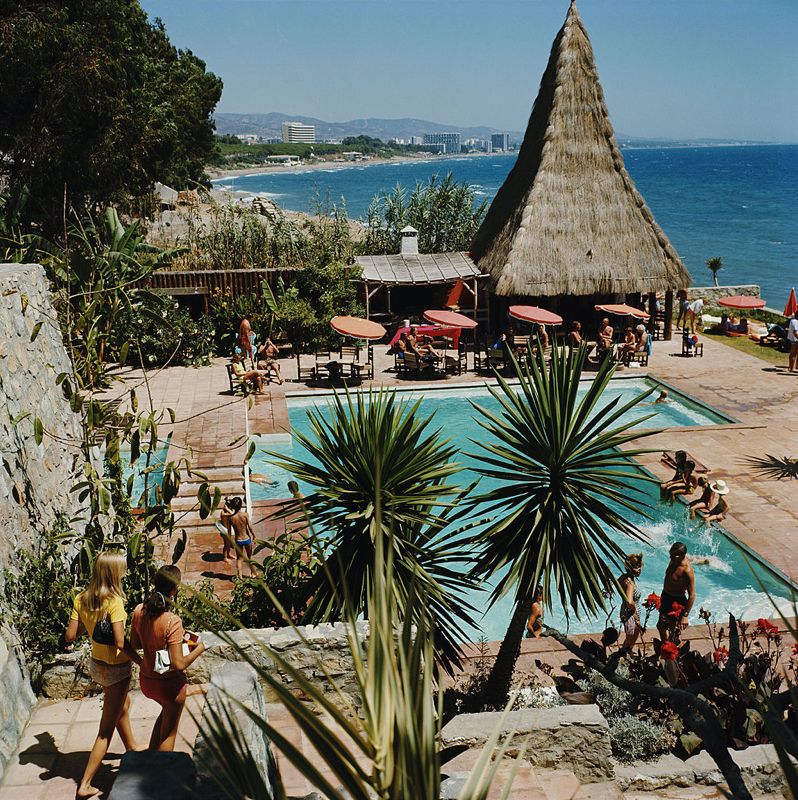 Slim Aarons 'Marbella Club' Unframed Archival Pigment Print