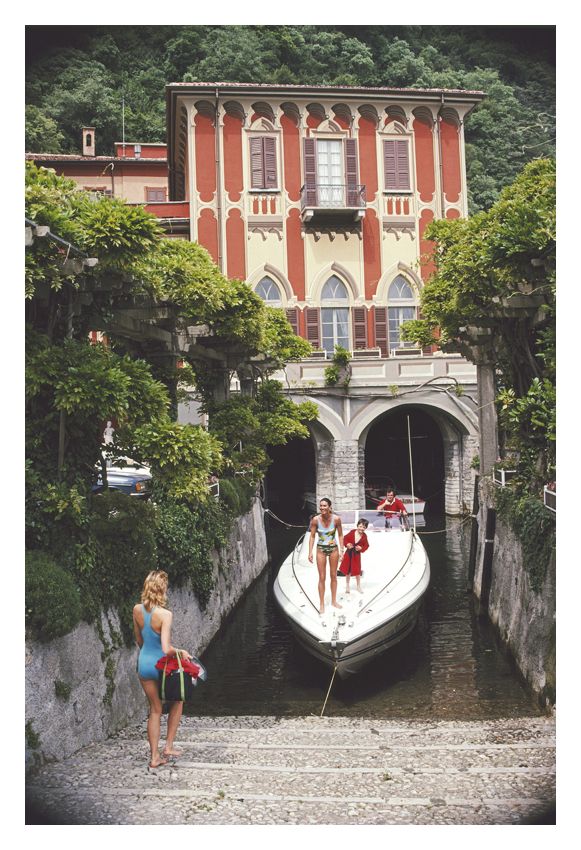 Slim Aarons 'Tullio Abbate' Unframed Archival Pigment Print photo furniture