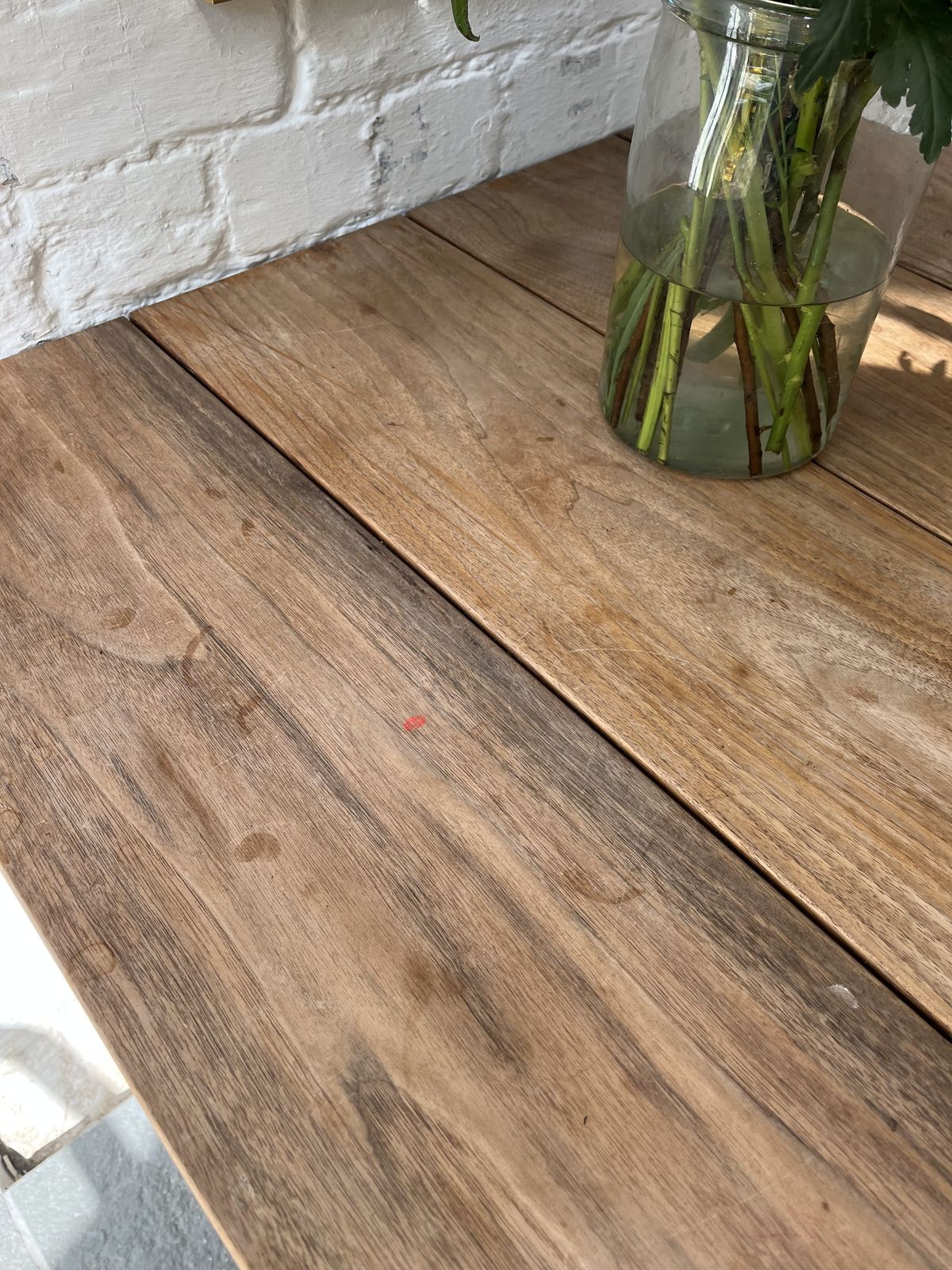 Woodedit 6 Person Handmade Dining Table Walnut   Mid Century Style photo 850.0
