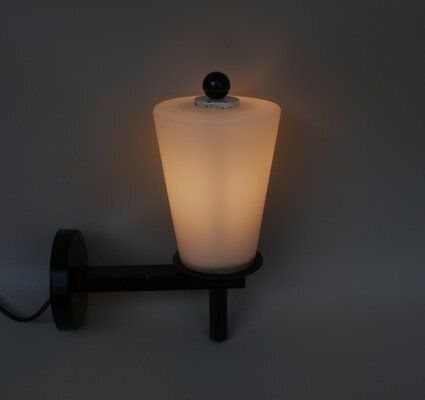 photo for sale Bauhaus Outdoor Lamp In Black & White, 1930s