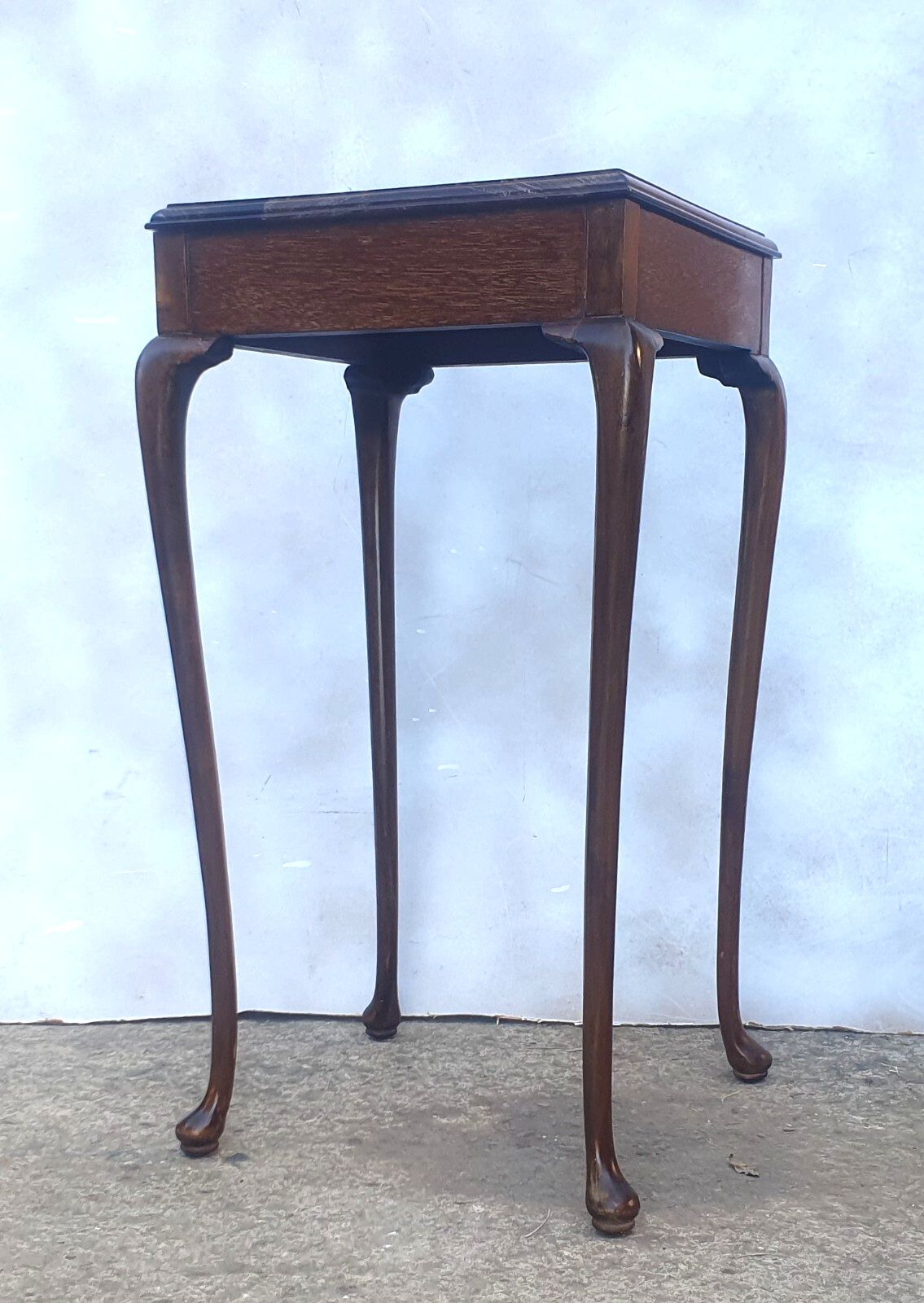 Art Deco Style Antique Mahogany Table / Pot / Plant Stand photo furniture