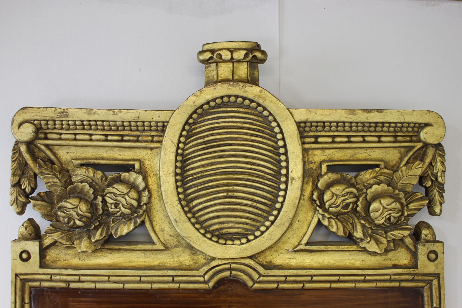 Large Antique Swedish Karl Johan Style Mirror photo for sale