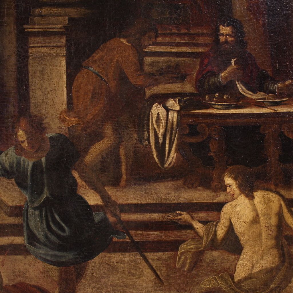 Great 17th Century Italian Painting, Herod's Banquet photo vinterior