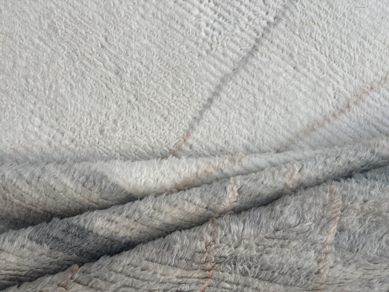 305x427 Cm Vintage Hand Knotted Moroccan Style Large Area Rug. 100% Natural Wool photo Textiles