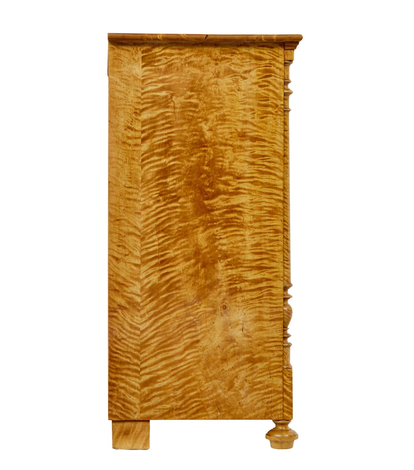 Swedish 19th Century Tiger Birch Chest Of Drawers photo furniture