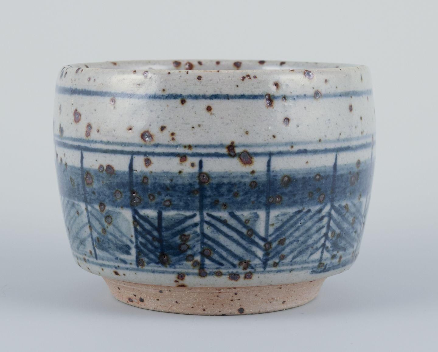Gerd Hjort Petersen For Royal Copenhagen. Small Unique Vase In Stoneware. photo furniture